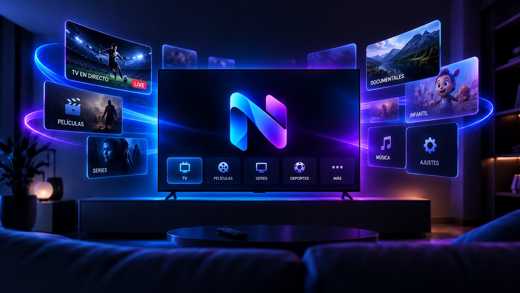 Norylo reúne televisión, películas, series, deportes y más en una sola pantalla