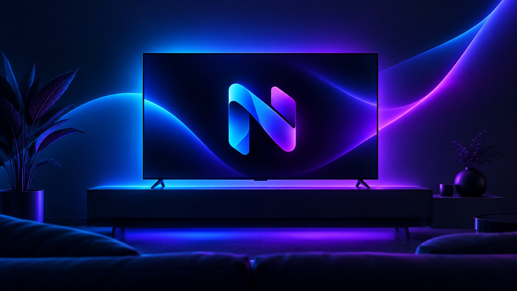 Norylo instalado en un televisor de salón
